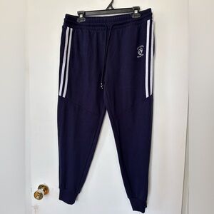 🎉4/30$🎉 Ardene Navy Jogger Pants with White Stripes – Size XL ⚪